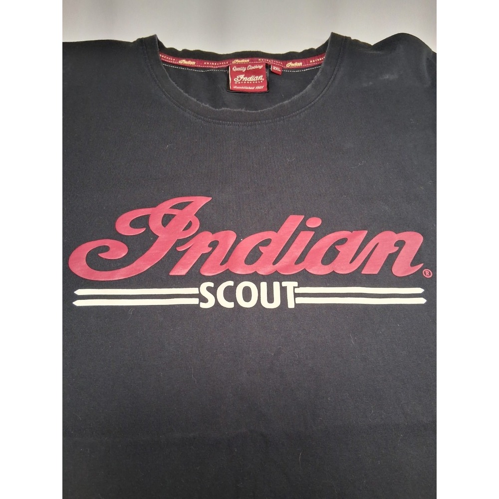 Authentic Indian Motorcycles Mens Logo Tshirt